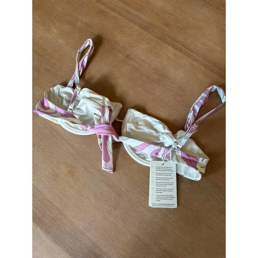 Monday Swimwear Cala Roma top Bikini  Medium COSTA REI PINK/IVORY